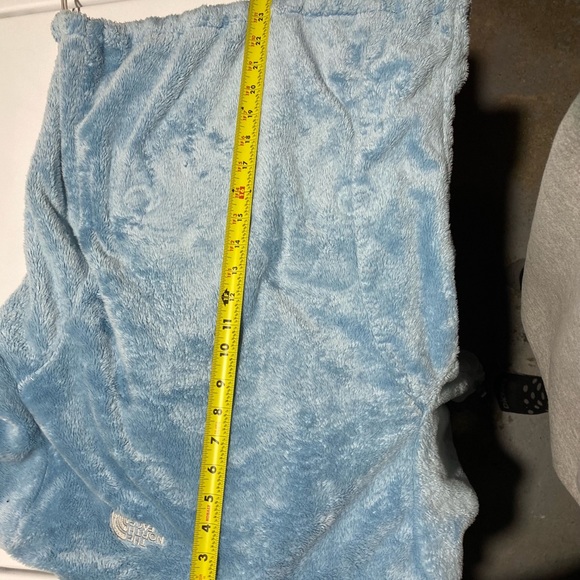 The North Face Fuzzy Fleece Light Blue Jacket women’s Small. - Picture 8 of 9